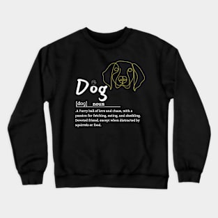 Dog Defined Golden Crewneck Sweatshirt